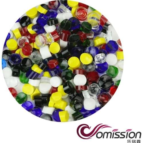 50g/ bag Mixed colors kiln fusing glass frit for diy glass jewelery making