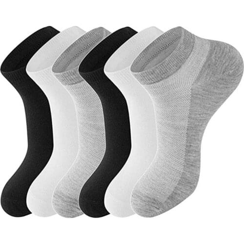 6 pairs Men & Women No Show EU43-48 low Cut Ankle Socks Mesh Breathable Casual Athletic summer mesh Short Socks