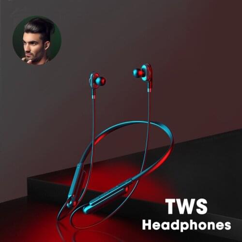 Wireless Headphones Gaming Headset Bluetooth 5.0 Earphones Noise Canceling Headphone TWS Sports Neckband Earbuds For Smart Phone