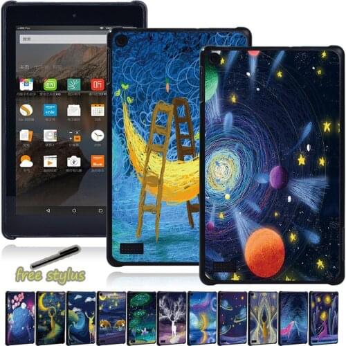 Tablet Case Suitable for Amazon Fire 7 (5th Gen 2015)/Fire 7 (7th Gen 2017)/Fire 7 (9th Gen 2019) Tablet Stand Cover Case