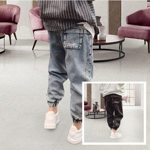 New Kids Pants Girls Toddler Boys Jeans Trousers Children Jeans for Boys Jeans Kids Boy Casual Denim Pants Kids Clothing 4-14Y