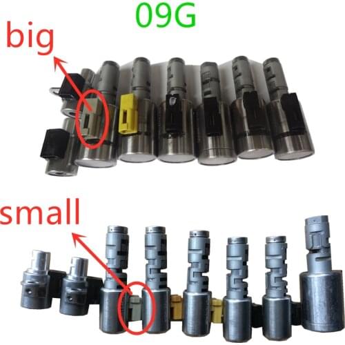 OEM Tested 09G TF60SN TR60SN 8PCS/Lot Transmission Shift Solenoid Kit for AUDI A4 A3 TT Mini Saab VW Seat SKODA