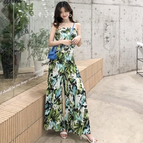 New arrival fashion temperament comfortable off shoulder sexy jumpsuit elegant outdoor high quality vintage cute loose jumpsuit