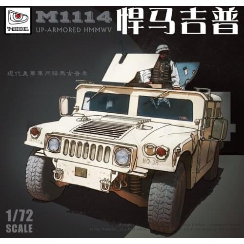 T-MODEL TM-7201 1/72 U.S.HMMWV M1114 - Scale Model Kit