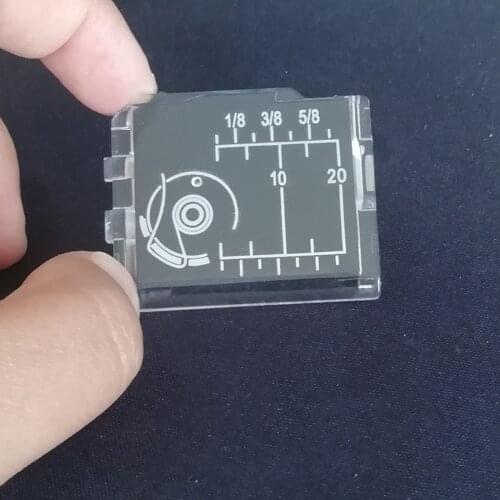 Hicello Sewing Machine Cover Plate Clear Plastic Door Goes Needle Plate Bobbin Cover Janome/Newhome/Husqvarna/Babylock/KENMORE