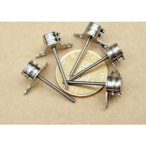 Nidec miniature 6mm stepper motor two-phase four-wire with long pole camera lens adjustment motor