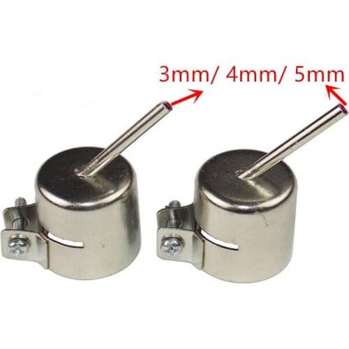 3/4/5mm BGA Nozzle hot air gun station Oblique angle of 45 degrees 852D+ 850 welding nozzle