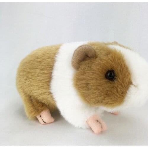 New toy simulation Guinea pig plush toy about 18cm mouse soft doll kids toy home decoration Christmas gift h1341
