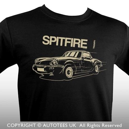 2019 New Fashion Summer Tee Shirt RETRO Britain SPITFIRE CLASSIC CAR T-SHIRT - AUTOTEES Cotton T-shirt
