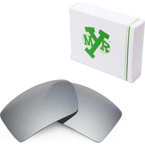 Mryok POLARIZED Replacement Lenses for Oakley Eyepatch 1&2 Sunglasses Silver Titanium