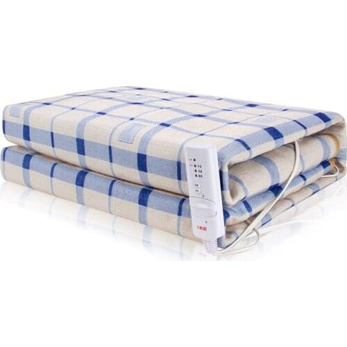 Rainbow Double Electric Blanket Warmer Polyester Heating Under Blanket of Safe protection and Constant temperature JD112