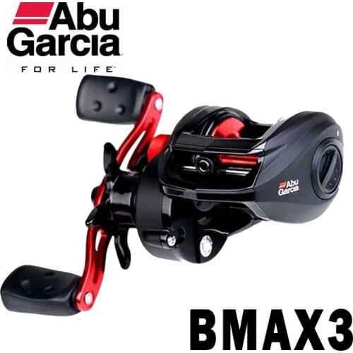 Abu Garcia Black Max Low Profile Baitcast Reel BMAX3 Water Drop Reels Right/ Left Aluminum Spool Fishing Reel Max Drag 8kg