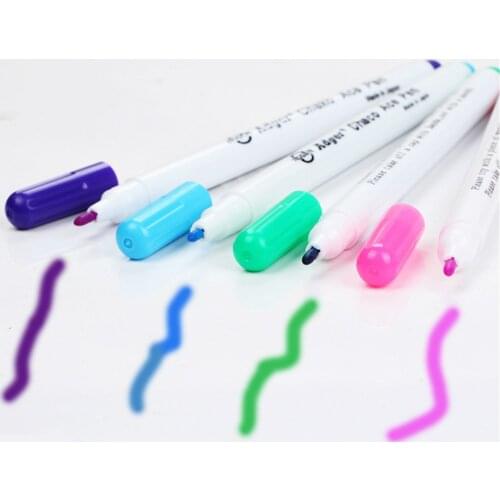 Sewing Accessories 4 Pcs Patchwork Needlework Water Erasable Pens Fabric Markers Soluble Cross Stitch Chalk Pencil Sewing Tools