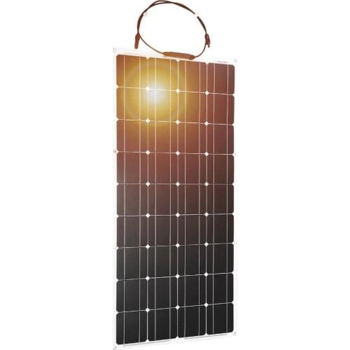 Dokio 20pcs 100w Flexible Monocrystalline Solar Panel For Home & RV & Boat Flexible Solar Panel China Drop Shipping Wholesale