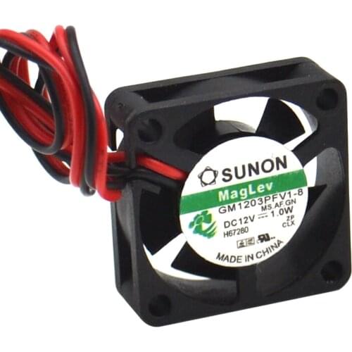 SUNON 12V 1.0W GM1203PFV1-8 3cm 30mm 2 line 3010 magnetic suspension cooling fan