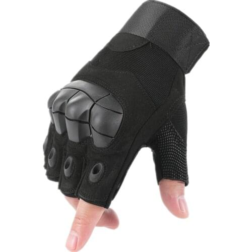 Half Finger Tactical Army Gloves Military Army Paintball Shooting Airsoft Rubber Protective Gear Tactical Gloves Women Men