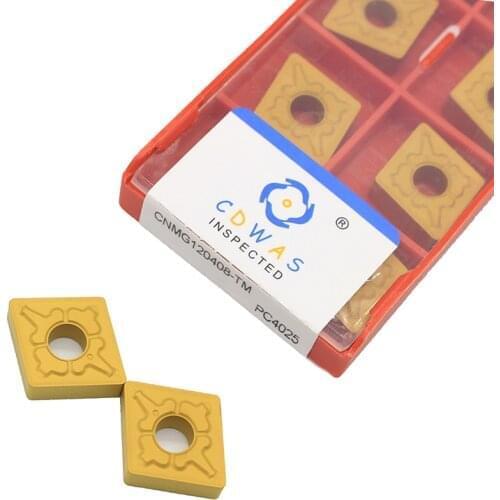 CNMG120408 TM PC4025 Carbide insert External Turning Tools Lathe cutter Tool turning insert For processing steel parts