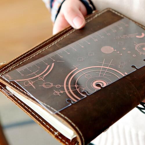 1pcs promotion Korea stationery creative stamping page A5A6 plan divider board pvc transparent