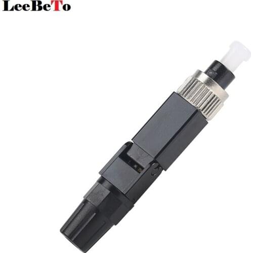 10pcs/lots Embedded FTTH Fiber Optic Quick Connector FTTH FC/PC SM Fiber Optic Field Assembly Fast Connector