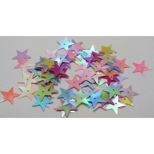 1350 Mixed Color Star loose sequins Paillettes 15mm sewing Wedding craft
