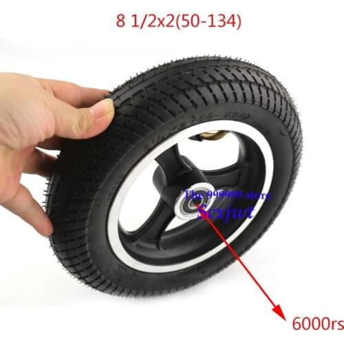 8 1/2X2 (50-134) tires 8.5 Inch Gas Scooter & Electric Scooter tyre and rim (8' 1/2' x2 inch) wheel