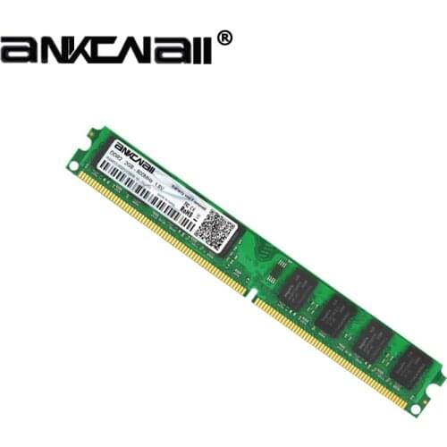 ANKOWALL DDR2 2GB 4GB Ram 667 800MHz PC2-6400 Desktop DIMM Memory 240 Pins For High Compatibility With AMD and Intel