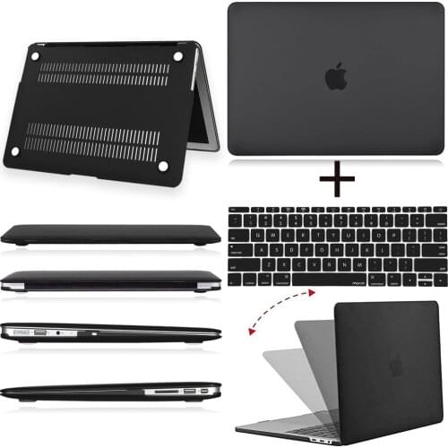 Laptop Case for Apple Macbook Air 13/11/MacBook Pro 13/16/15 Inch Hard Shell Laptop Protector Case+Keyboard Cover