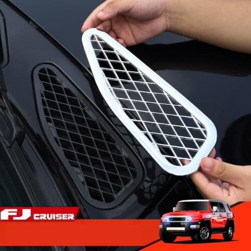 For TOYOTA FJ CRUISER 2007-2020 Hood Air Scoop Vent Chrome Cover GSJ15W Left Hand Drive