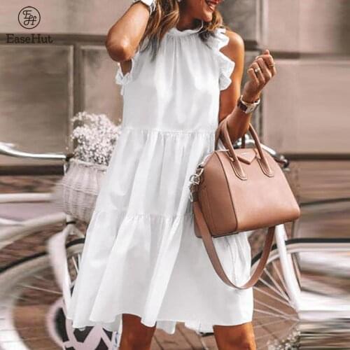 Летние платья в горошек EaseHut China At AliExpress