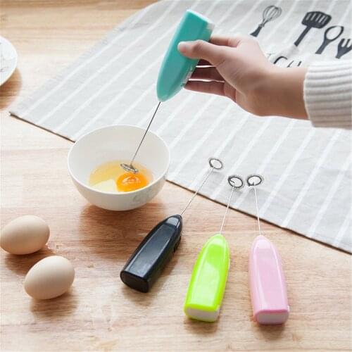 Electric Milk Frother Handheld Foamer Coffee Maker Egg Beater Chocolate/Cappuccino Stirrer Portable Blender Kitchen Whisk Tool