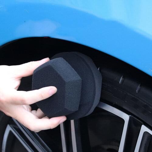 ATPRO Car Wax Polishing Sponge Tire Dressing Applicator Pads Tire Applicator Hexagonal Car waxing Sponge