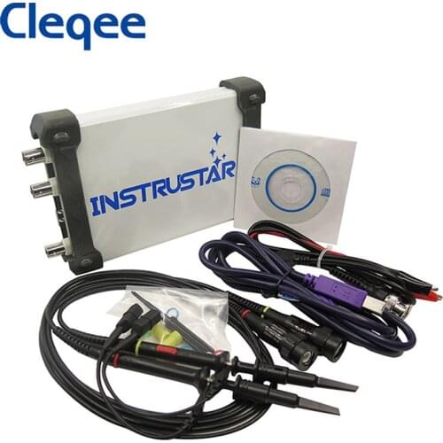 ISDS2062B Virtual PC USB oscilloscope DDS signal 2CH 20 MHz bandwidth 60MSa / s 12bit ADC FFT analyzer