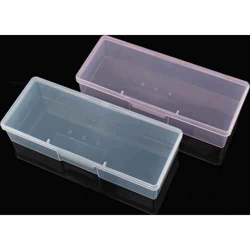 Tattoo Storage Box Manual Pen Microblading Needles Permanent Makeup Transparent Plastic Eyebrow Machine Pen Box Container Supply