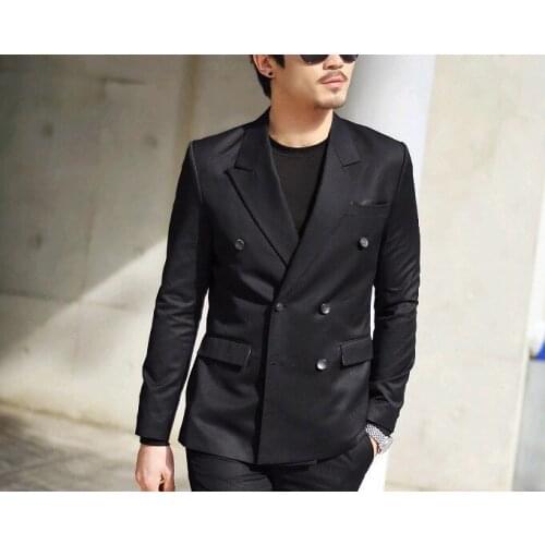 M-4xl ! Rich Handsome Plus Size Extra Large Men Double Breasted Suit , Free Shipping