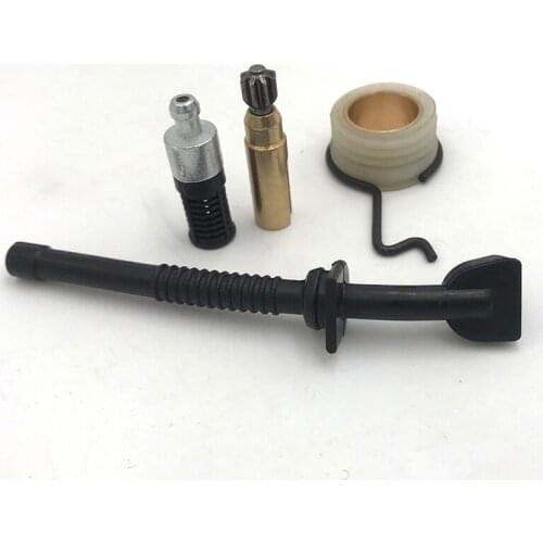HUNDURE Oil Pump Worm Gear Oil Line Hose Oil Filter For STIHL 017 018 MS170 MS180 MS 170 180 Chainsaw Repl 1123 640 3200 Parts