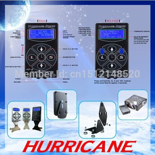 Power Dragon Hurricane Tattoo Power Supply Durable LCD Display HP-2 Tattoo Equipment