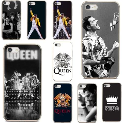 Soft TPU Cover King Queen Freddie Mercury band For Huawei Y6 Y5 2019 For Xiaomi Redmi Note 4 5 6 7 8 Pro Mi A1 A2 A3 6X 5X 7A