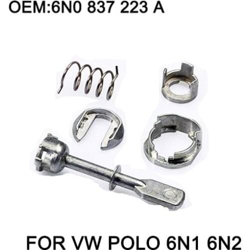 5 sets Car Iron Door Lock Cylinder Repair Kit For VW POLO 6N1 6N2 1997-2002 Front Left or Right OE# 6N0 837 223A