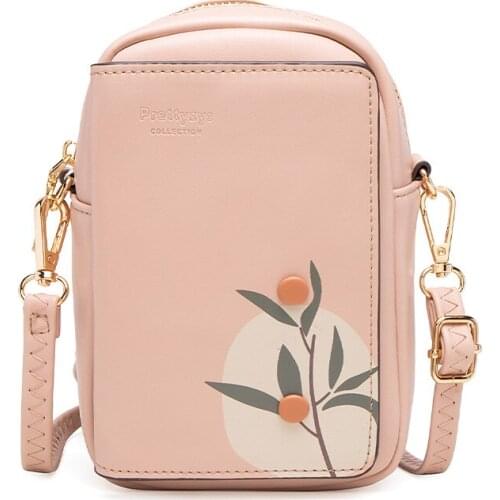 New Womens Small Bag PU Leather Multifunction Women High Quality Flap Printing Shoulder Bags Fashion Female Messenger Bags