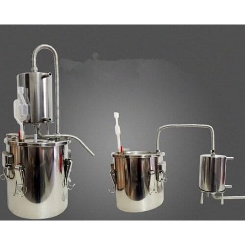 20 L Liters 5 Gal Household Moonshine Still Wine Maker Brew K Alcohol Distiller Boiler Stainless Steel Wine Making