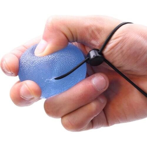 Wholesale Silicone Grip Ball Hand Finger Strength Exercise Stress Relief Massage Rope Toy Fitness Equipment Accessories Hot Sale