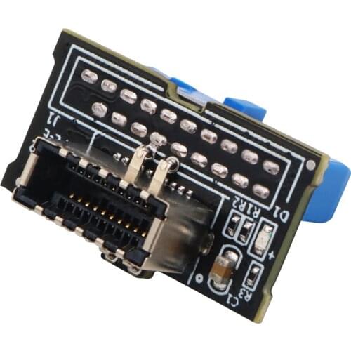 Vertical USB 3.1 Front Panel Socket Key-A Type-E to USB 3.0