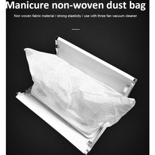 10PCS Nail Dust Bag Polish Vacuum Cleaner Replacement Bags for Manicure Gel Dust Collector Bags for 3 Fans Suction Machine