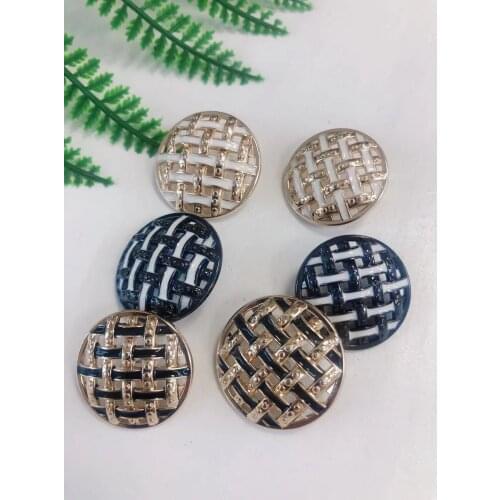 10pcs/lot metal buttons gold sweater coat decoration shirt buttons accessories DIY