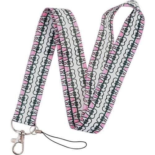 30pcs Cartoon Dentist Doctor Teeth Lanyard for Keys Phone Cool Neck Strap Lanyard for Camera Whistle ID Badge webbings ribbons