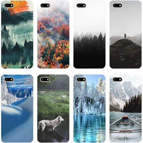 68H wilderness Soft Silicone Tpu Cover Case for huawei Honor 7a pro 7x play case
