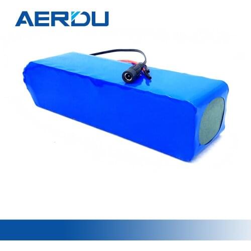 AERDU 3S12P 12V 38.4Ah 3200mAh Cells 18650 Li-ion Battery Pack Support 210W Motor Electric Scooter Vehicle 25A BMS with Balance
