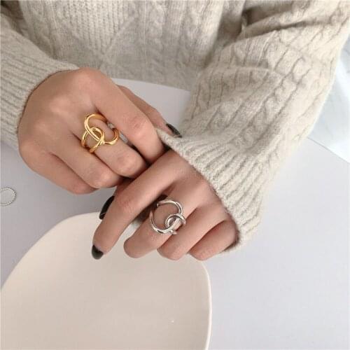 Geometric Rings For Women Adjustable Rings For Teen Girls Cuffs Ring Fashion Jewelry Accessories Jewellery Free Shipping