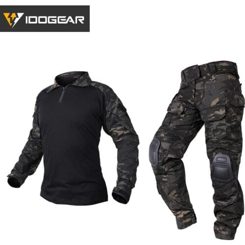 IDOGEAR Ghillie suit winter hunting clothes Gen3 Combat Uniform paintball Airsoft Tactical BDU Multicam camouflage