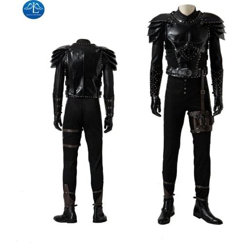 Geralt Cosplay Costume Adult Men Leather Armor Uniform Halloween Carnival Outfit Custom Made